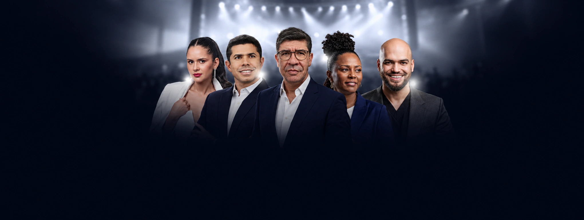 Os sócios da X5 MED: Tainara Carvalho, Patrício Darvisson, Fábio Rodrigues, Patrícia Santiago e Vital Araújo